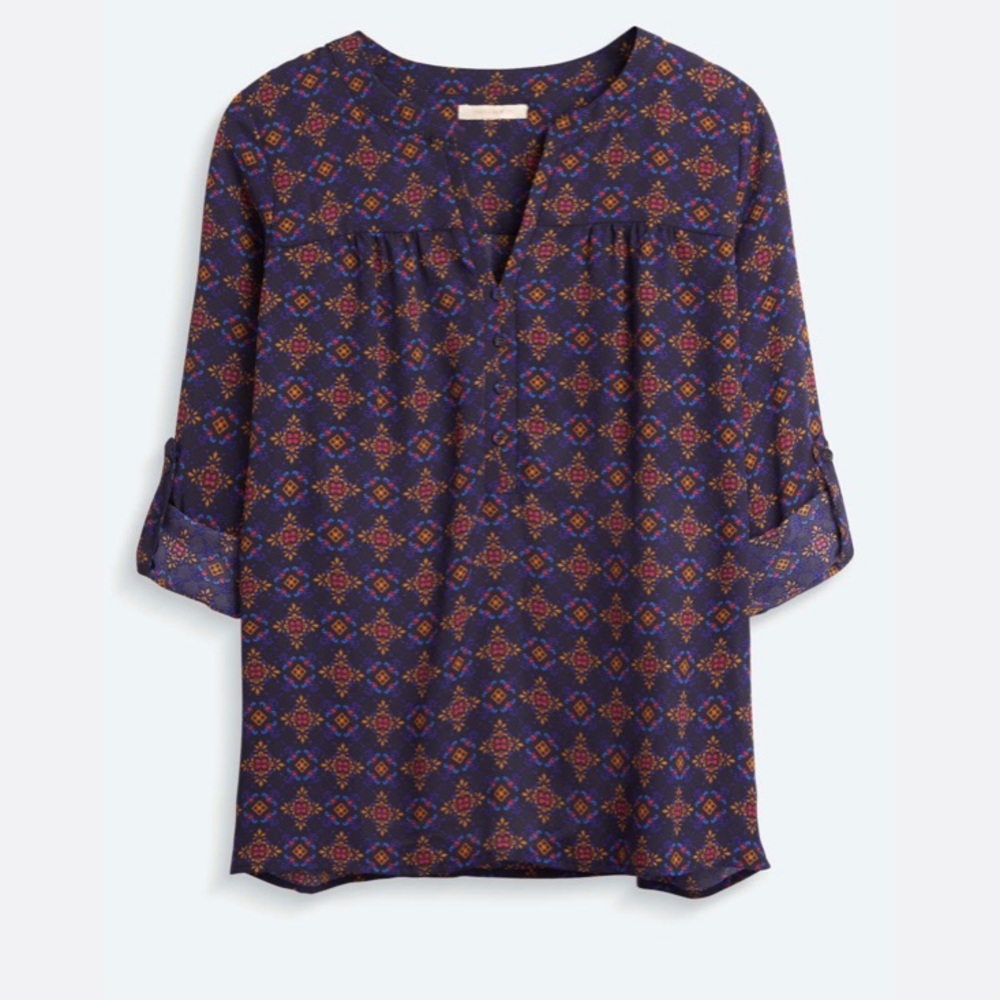 Blouse Navy great for Fall size XSP